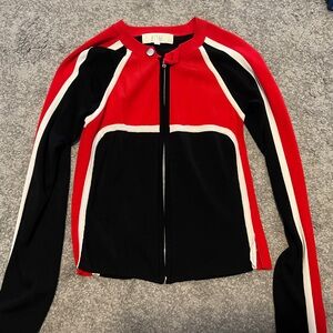 Stylish Black and Red Women's Jacket